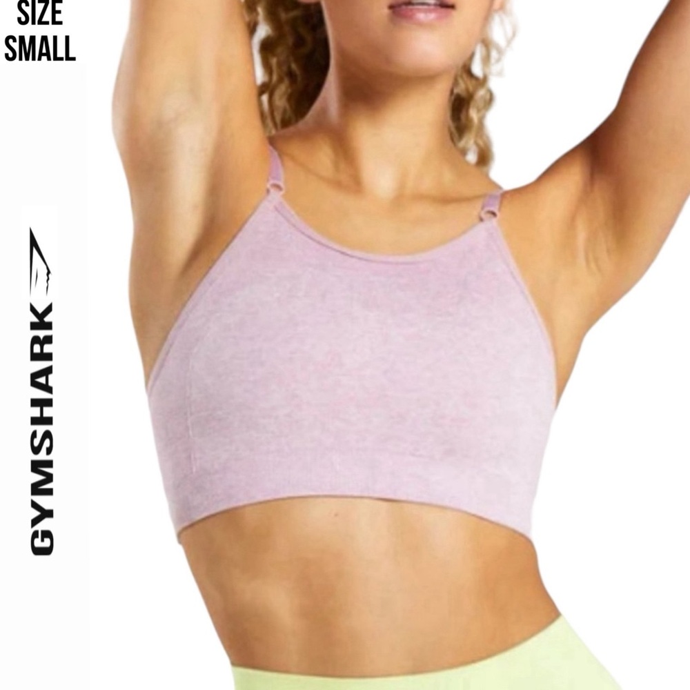 Gymshark Flex Strappy Sports Bra - Light Purple Marl